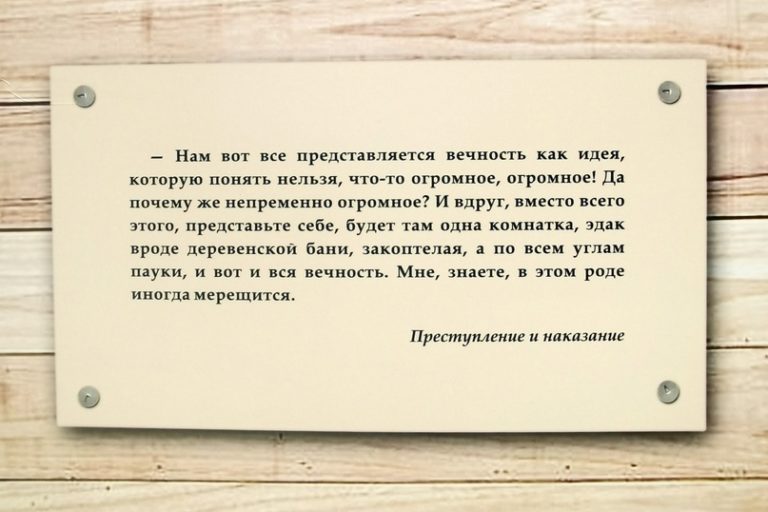 Фрагмент из «преступления и наказания» Ф.М.Достоевского